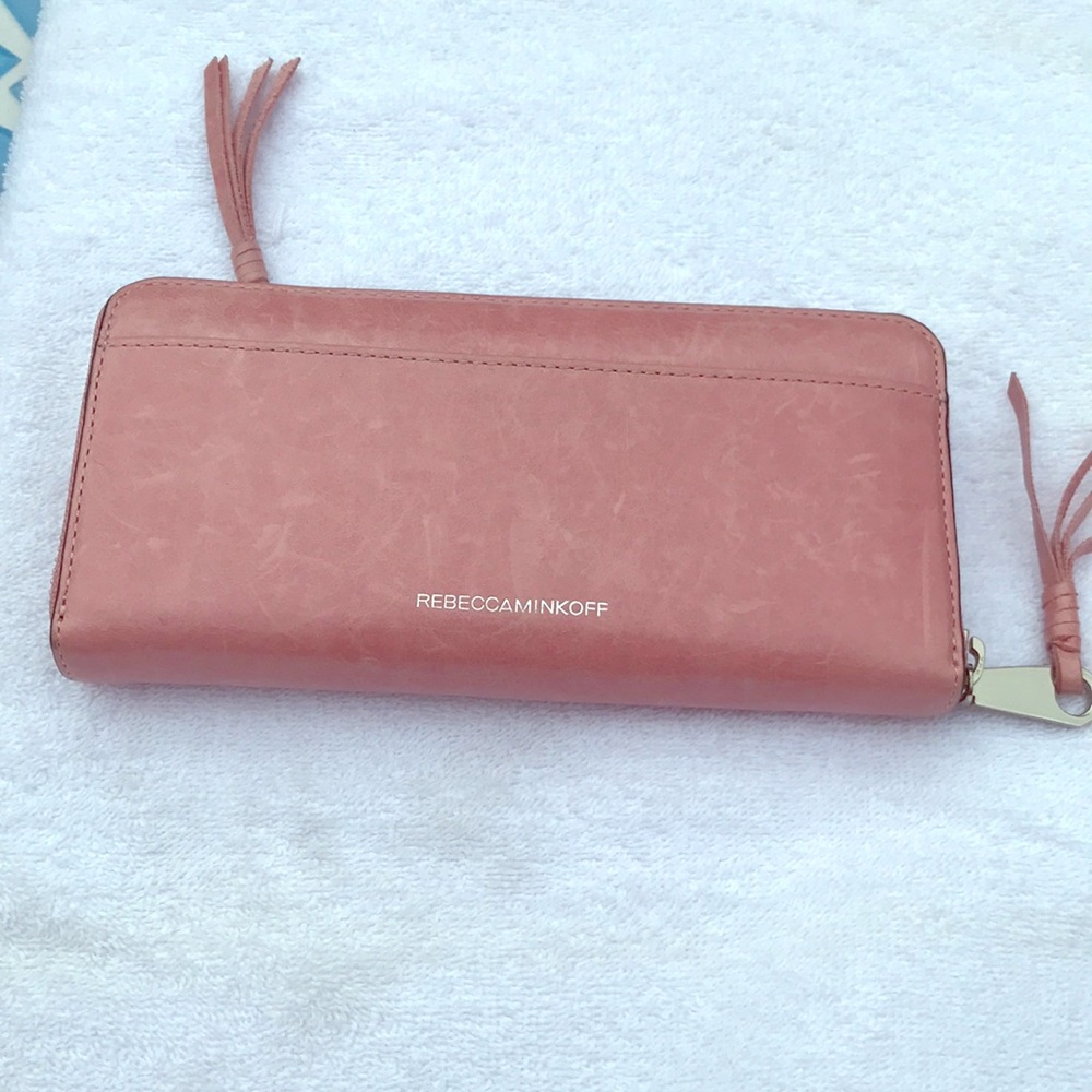 Rebecca Minkoff Rose Zip Around Wallet Brand New